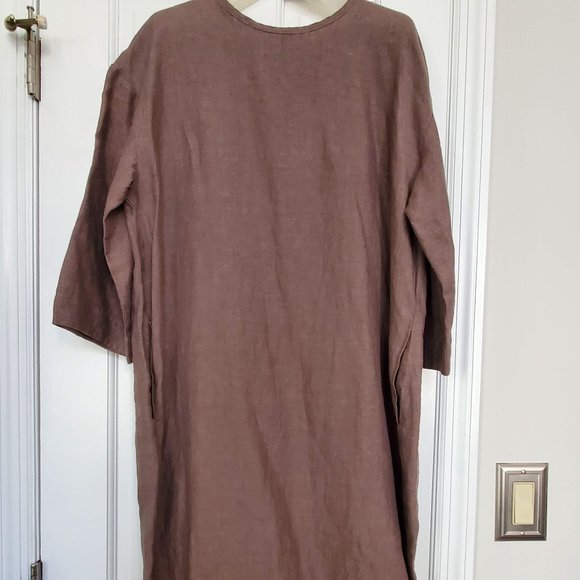 muji linen dress